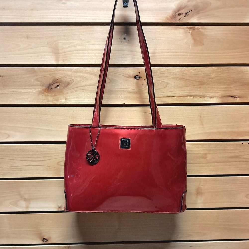 Frankie & Johnie Patent Leather Tote Bag